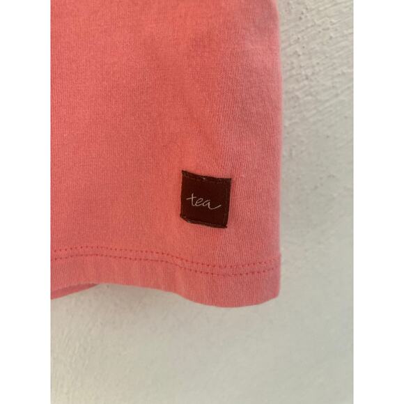 Tea Collection Pink Flower T-Shirt Dress Age 8 - Picture 8 of 11